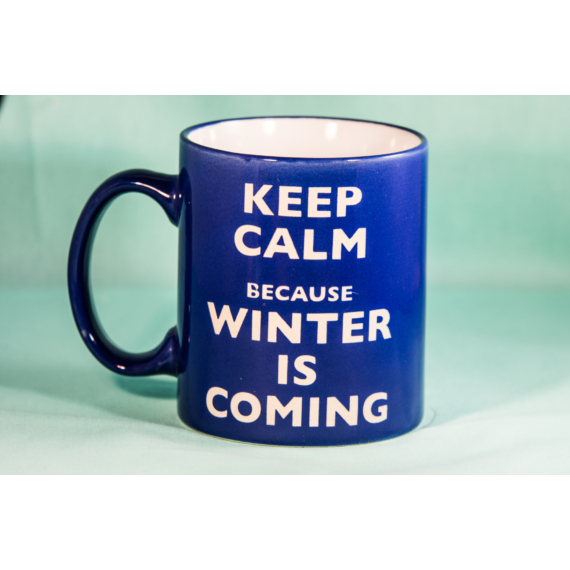Keep calm because winter is coming homokgravírozott bögre