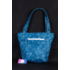 Kép 2/2 - Kék shopper bag hátulja