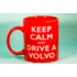 Kép 1/4 - Keep calm and drive Volvo homokgravírozott bögre