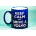 Kép 3/4 - Keep calm and drive Volvo homokgravírozott bögrte