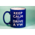 Kép 1/2 - Keep calm and drive Volkswagen homokgravírozott bögre