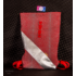 Kép 3/3 - Roll top hátizsák piros neoprén fényvisszaverő pigmentekkel